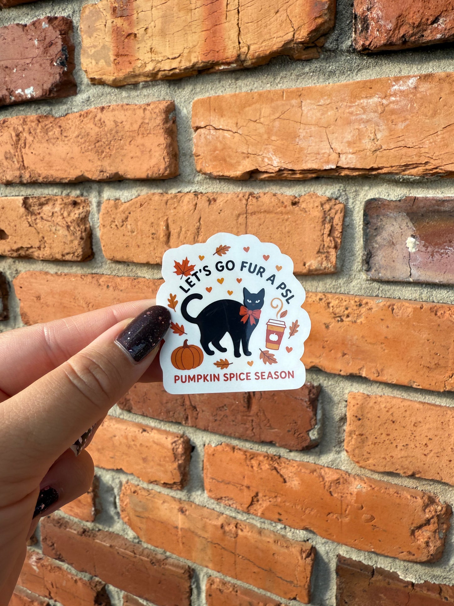 Let's Go Fur a PSL Sticker