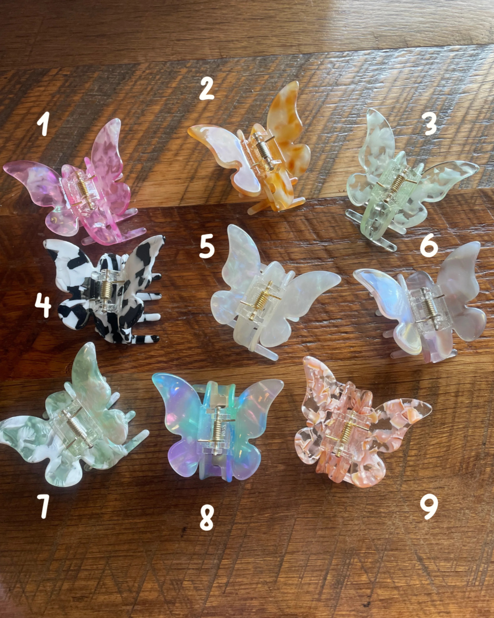 Butterfly Hair Clips