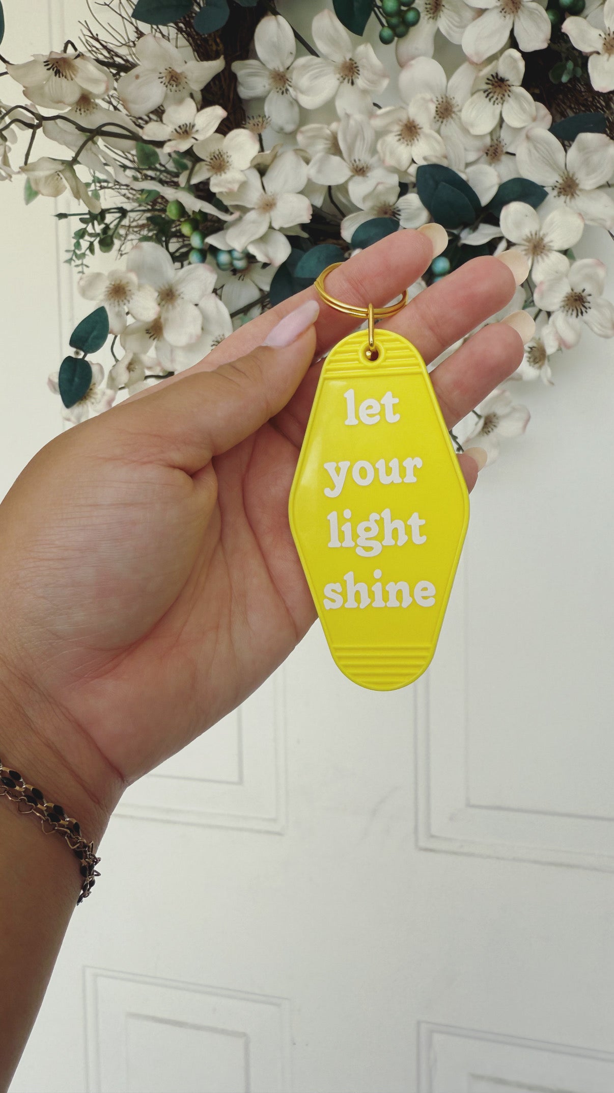 Let Your Light Shine Keychain