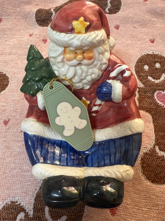 Pink Gingerbread Keychain