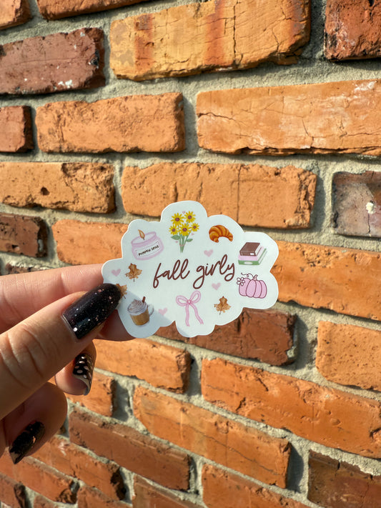 Fall Girly Sticker